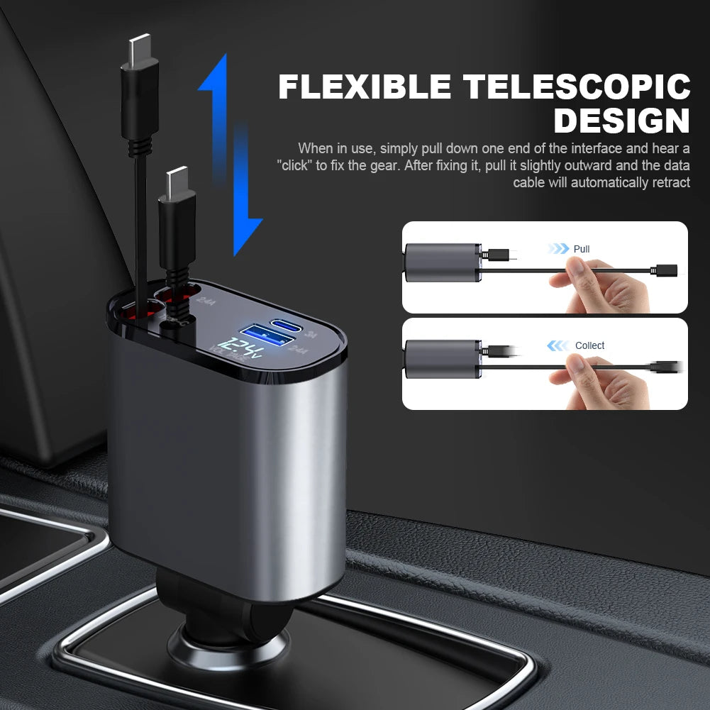 Retractable Car Charger Retractable Car Charger